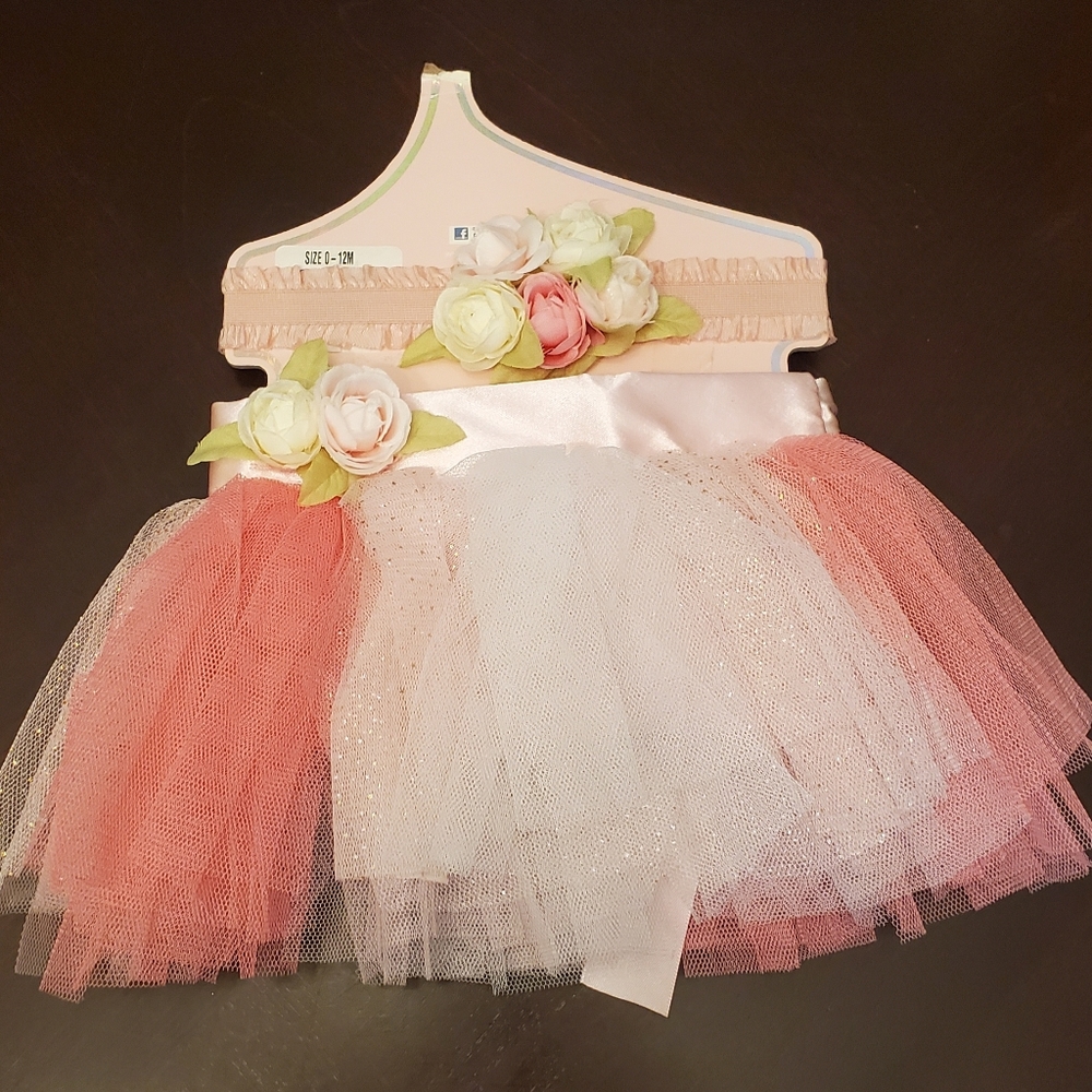 Bundle Of Girs 0-12 Outfit & Socks  & Hair Bow set - Picture 2 of 3